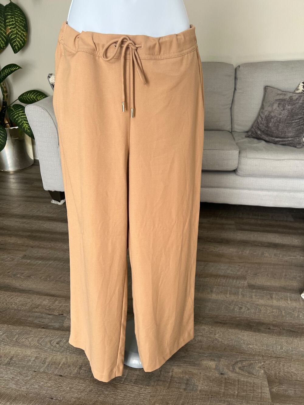 Ann Taylor Weekend Collection Pull-On Wide-Leg Pants size S #745
